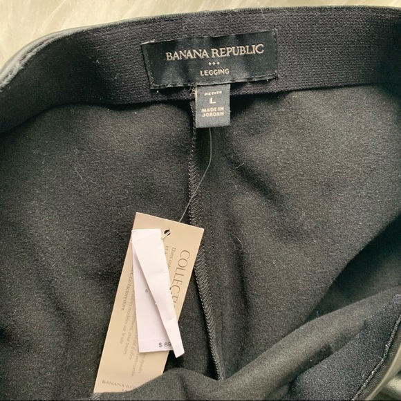 BRAND NEW Banana Republic Vegan Leather Leggings - Picture 2 of 5